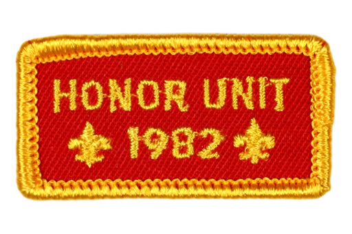 1982 Honor Unit Patch