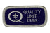 1993 Quality Unit Patch