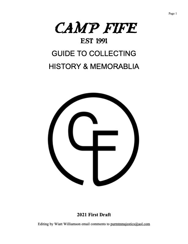 Guide to Collecting - Camp Fife