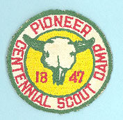 LDS Pioneer Centennial Scout Camp 1947 Patch