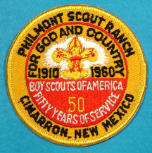 1960 Philmont Scout Ranch Patch