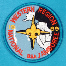1989 NJ Western Region Patch BLU Border