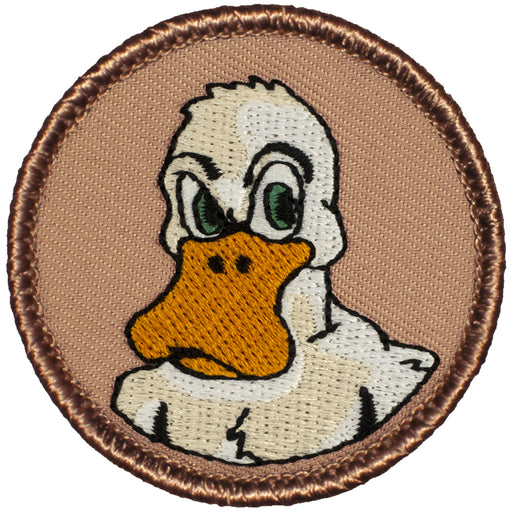 Angry Duck/Platypus Patrol Patch - White