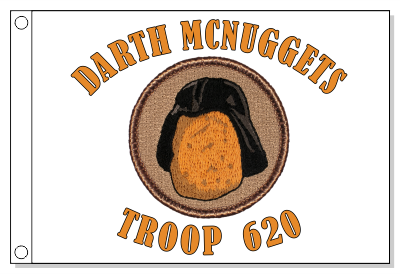 Darth McNugget Patrol Flag
