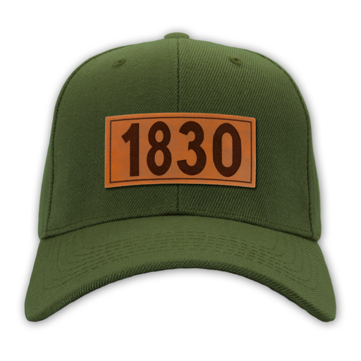 Olive Green Custom Troop Number Cap