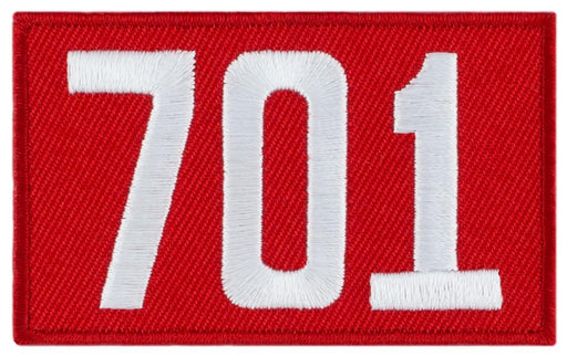 Red Custom BSA Troop Numbers