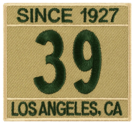 Khaki/Green Two-Caption Custom Scout Troop Numbers