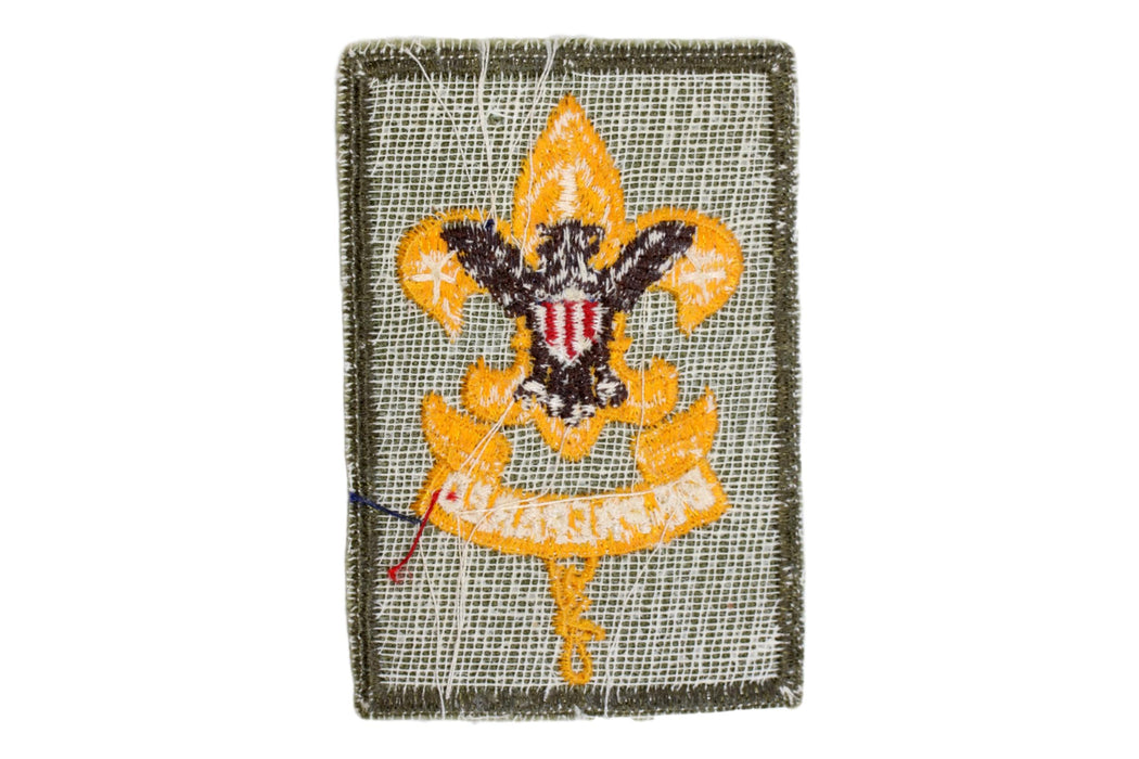First Class Rank Patch 1960s Type 10A Rough Twill Gauze Back