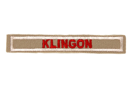 Klingon Interpreter Strip