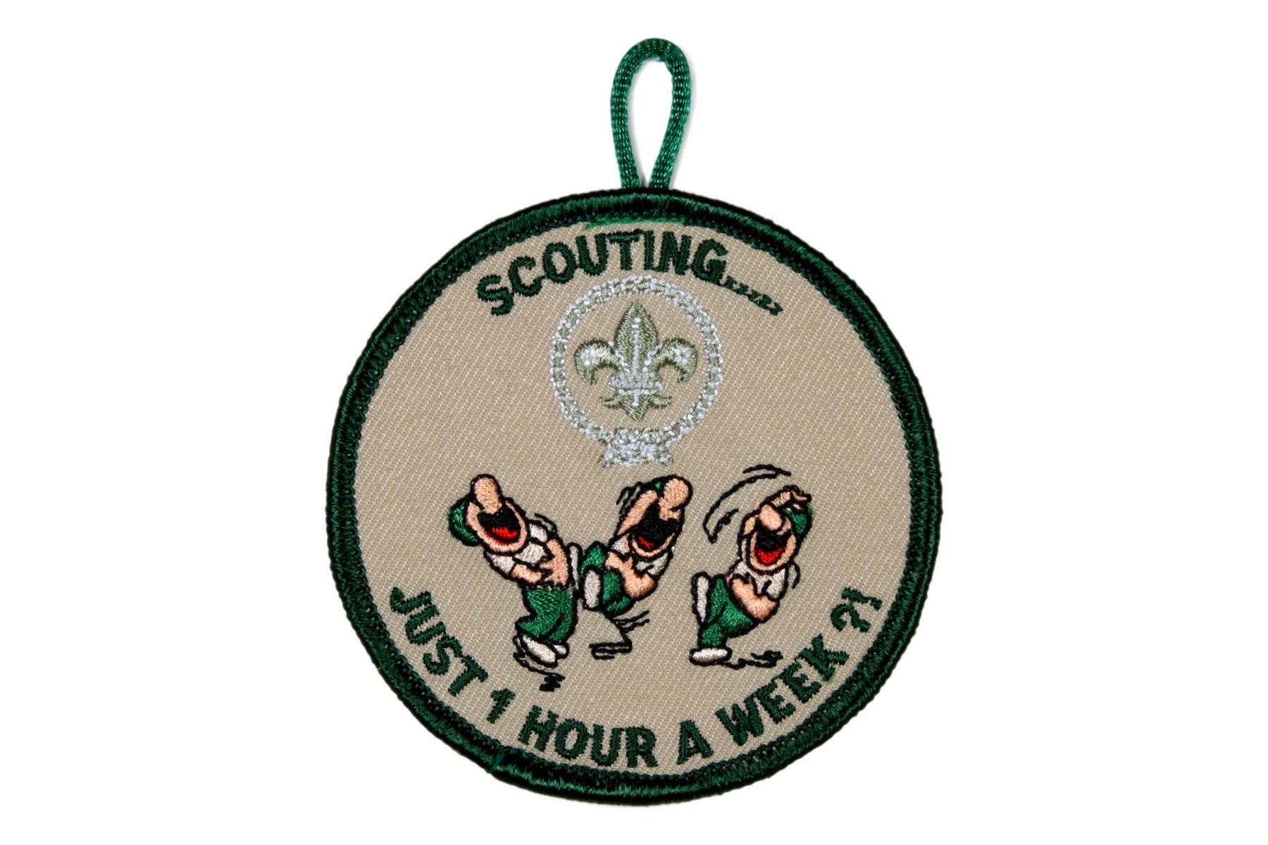 !Scouting Just One Hour a Week Patch - Funny Badge