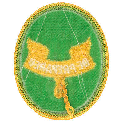 Second Class Rank Patch 1985-89 Clear Plastic Back