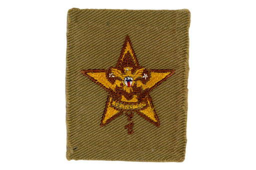 Star Rank Patch 1930s Type 9A