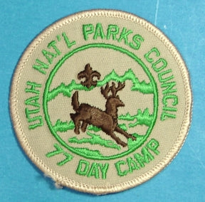 1977 Utah National Parks Blazer Day Camp Patch