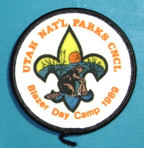 1989 Utah National Parks Blazer Day Camp Patch