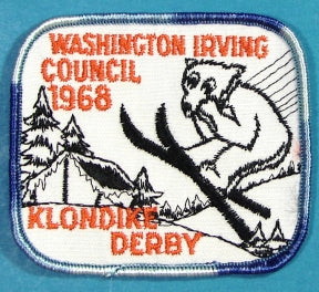 Washington Irving 1968 Klondike Derby Patch