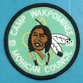 Wakpominee Camp Patch 1988