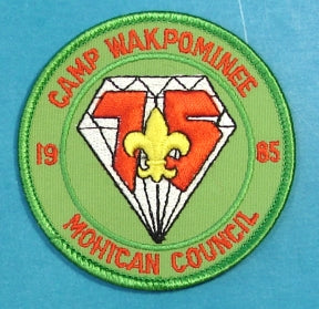 Wakpominee Camp Patch 1985