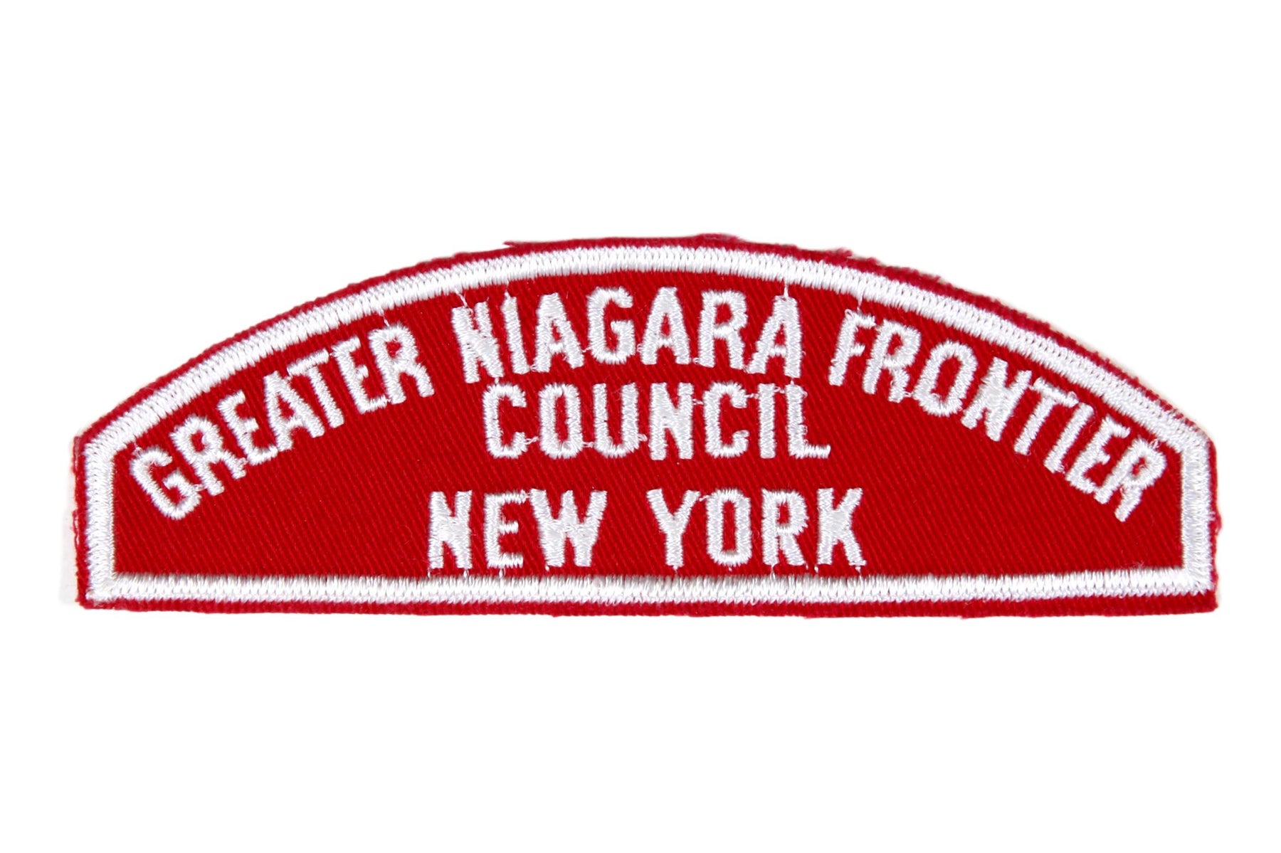 Greater Niagara Frontier Council Red and White Council Strip