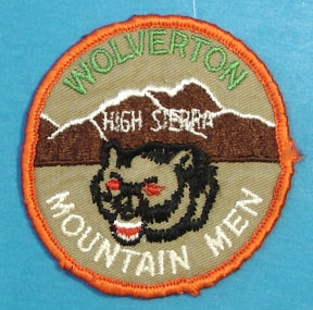 Wolverton High Seirra Camp Patch