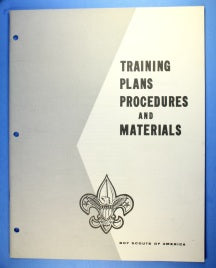 Training Plans Procedures and Materials