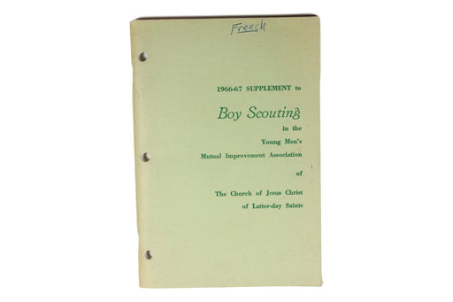 Boy Scouting n the LDS Church 1966-67 Supplement