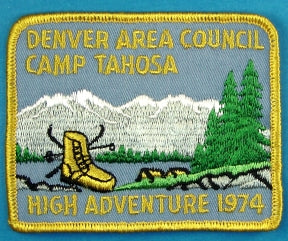 Tahosa Camp Patch 1974