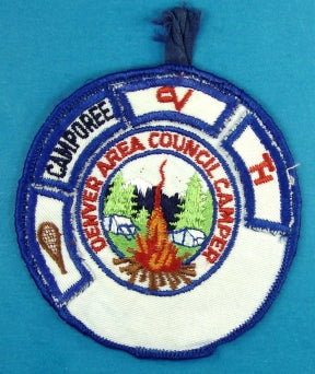 Denver Area Camper Patch with 4 Segments