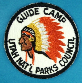 1963 Utah National Parks Guide Patrol Camp Patch