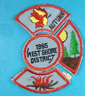 West Shore District 1965 Patch and Three Segments