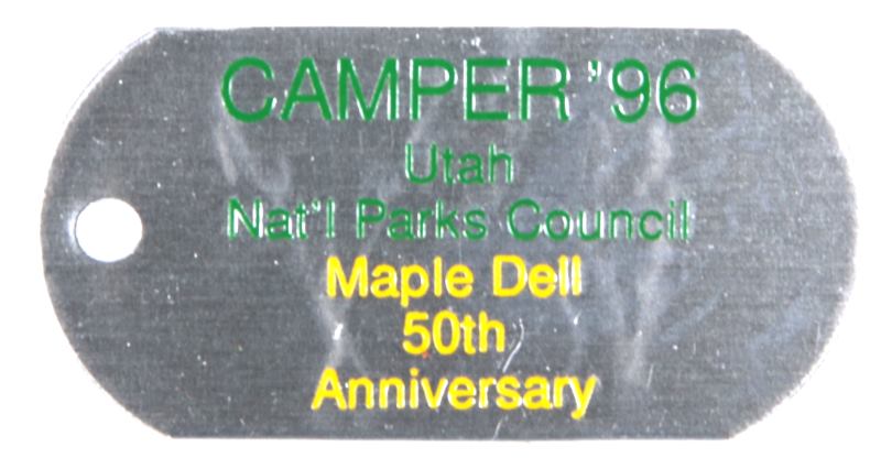 Maple Dell 1996 Dog Tag