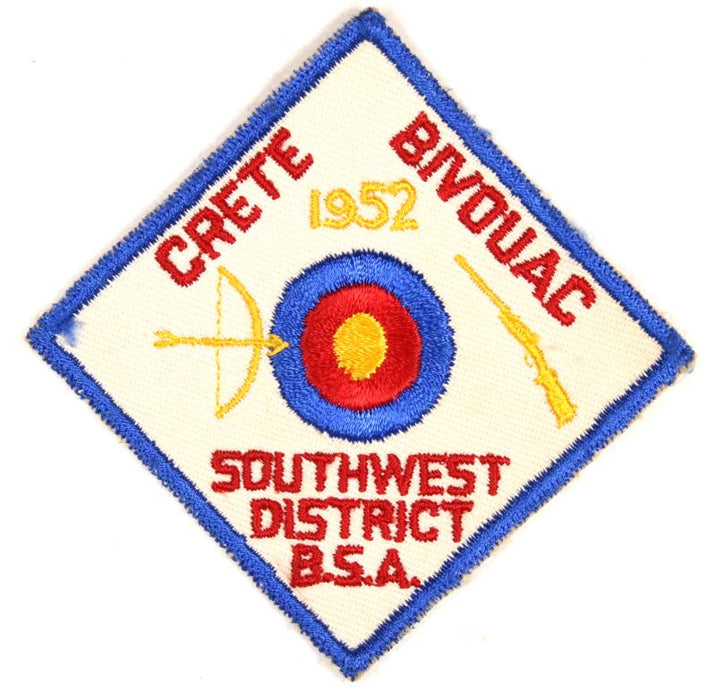 Southwest Districk Crete Bivouac Patch 1952