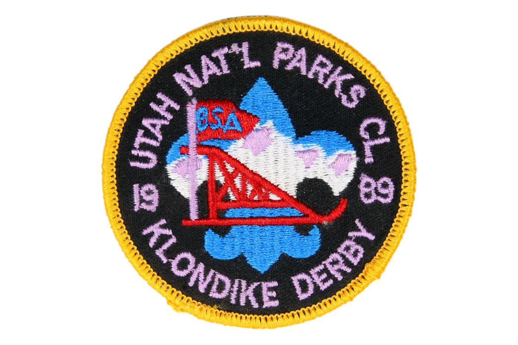 1989 Utah National Parks Klondike Derby Patch