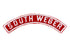 South Weber Red and White City Strip