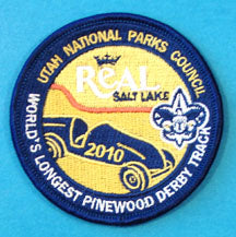Utah National Parks Council - REAL Salt Lake Pinewood Derby Patch