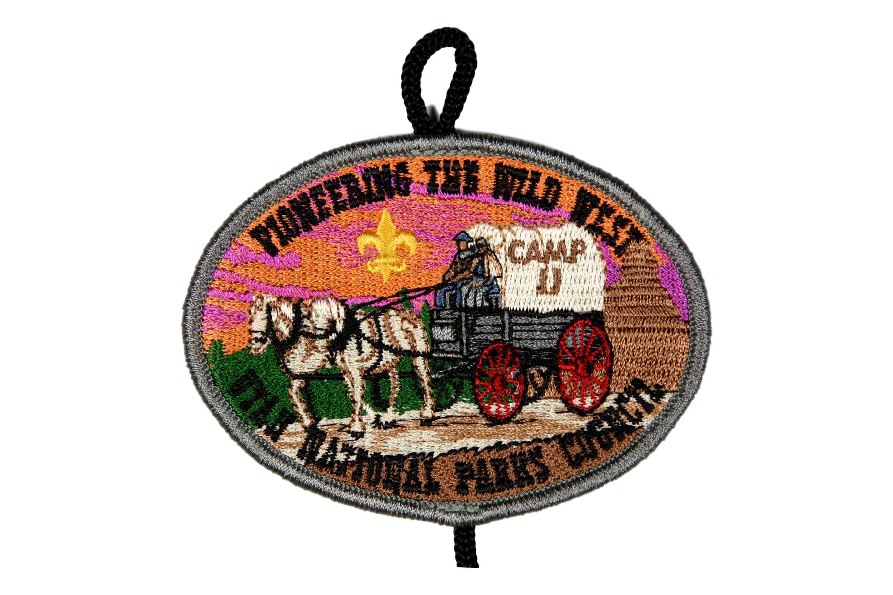 2008 Utah National Parks Patch Pioneering the Wild West