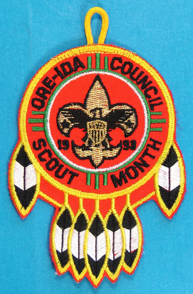 Ore-Ida Council Scout Month 1993 Patch