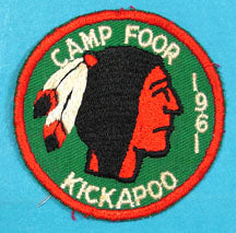 Foor Camp Patch 1961