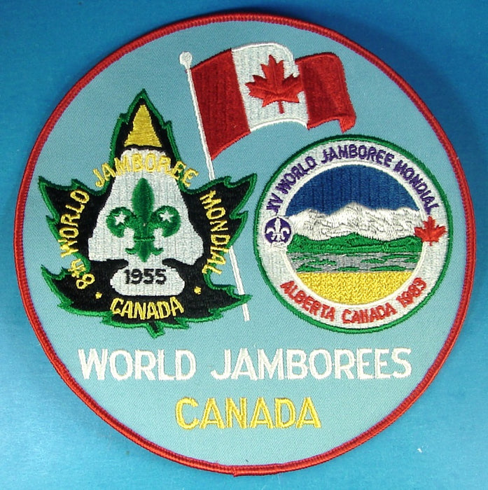 Canadian Scout World Jamborees Jacket Patch