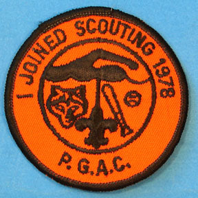 1978 I Joined Scouting Patch