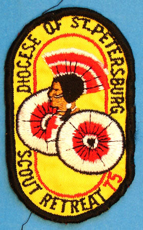 1975 Scout Retreat Patch Diocese of St. Petersburg