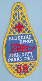 1988 Utah National Parks Klondike Derby Patch