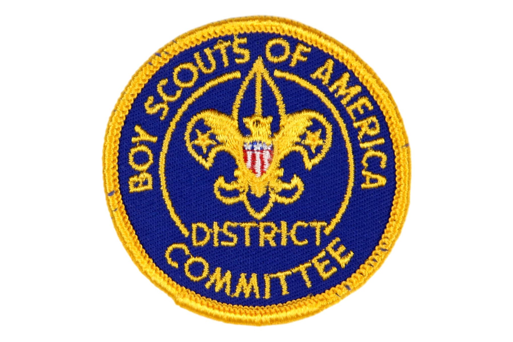District Committee Patch1960's with Title Gauze Back