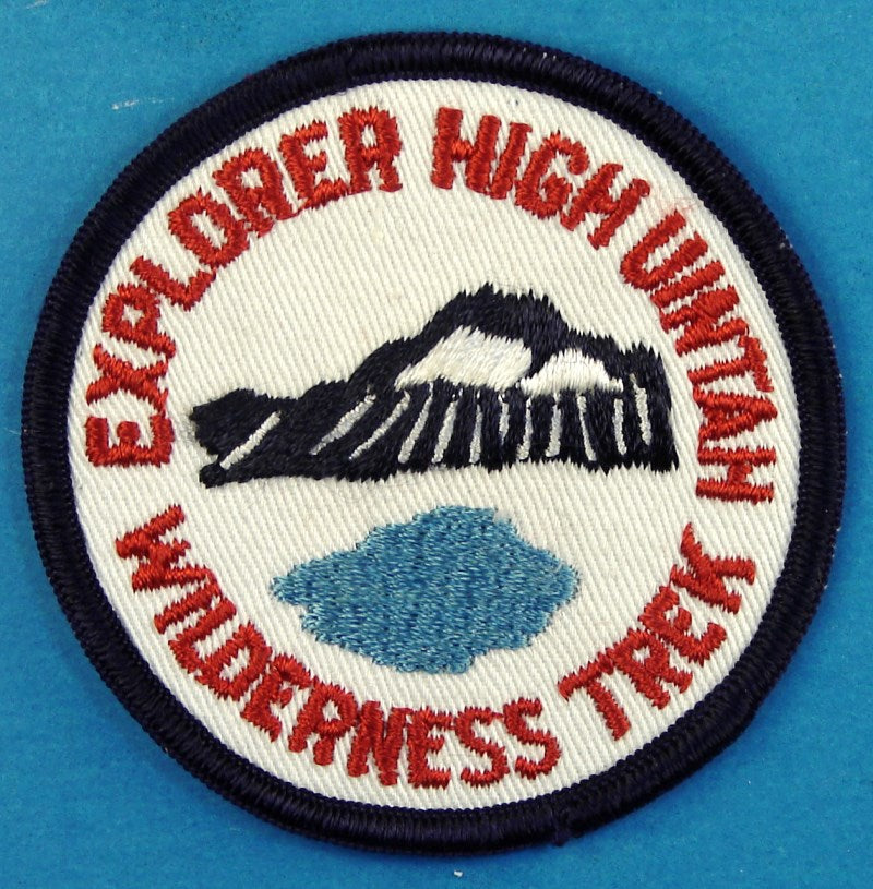 Utah National Parks High Uintah Explorer Wilderness Trek Patch