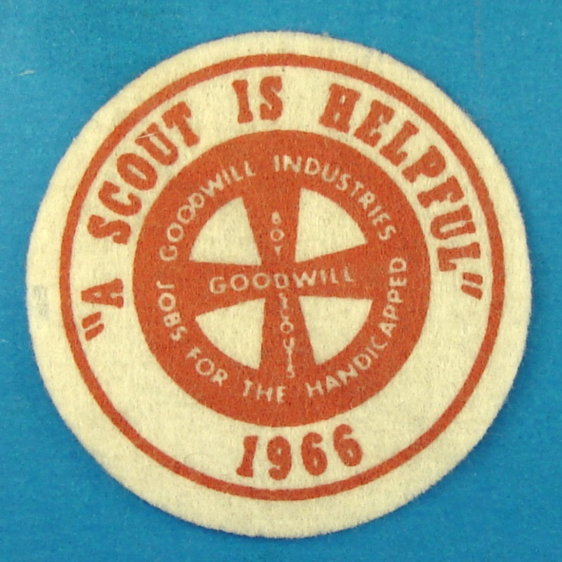 Goodwill A Scout is Helpful Patch 1966