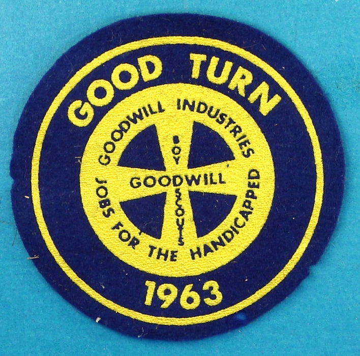 Goodwill Good Turn Patch 1963
