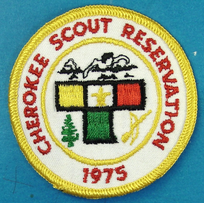 Cherokee Scout Reservation Patch 1975