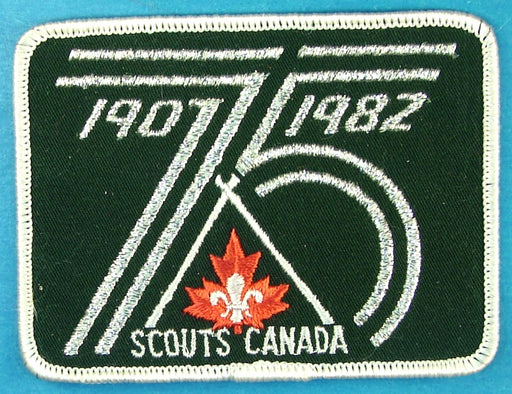 1982 Canadian 75th Anniversary Patch