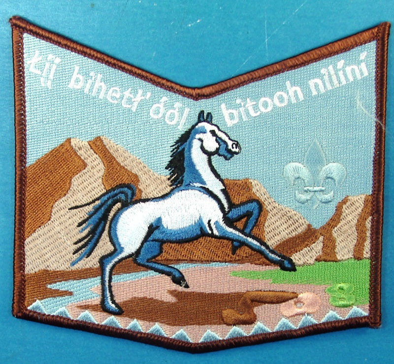 Lodge 508 Patch Springville Chapter Brown Border