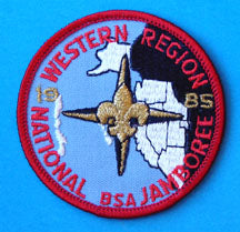 1985 NJ Western Region Patch Red Border
