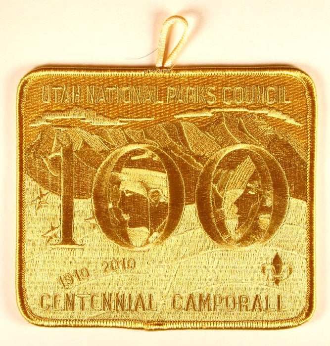 Utah Natiional Parks 2010 Centennial Camporall Patch Gold Ghost